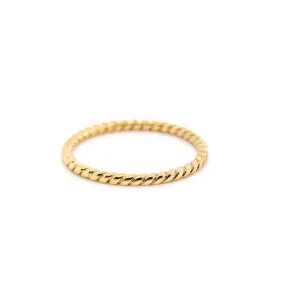 14K Yellow Gold Wedding Band