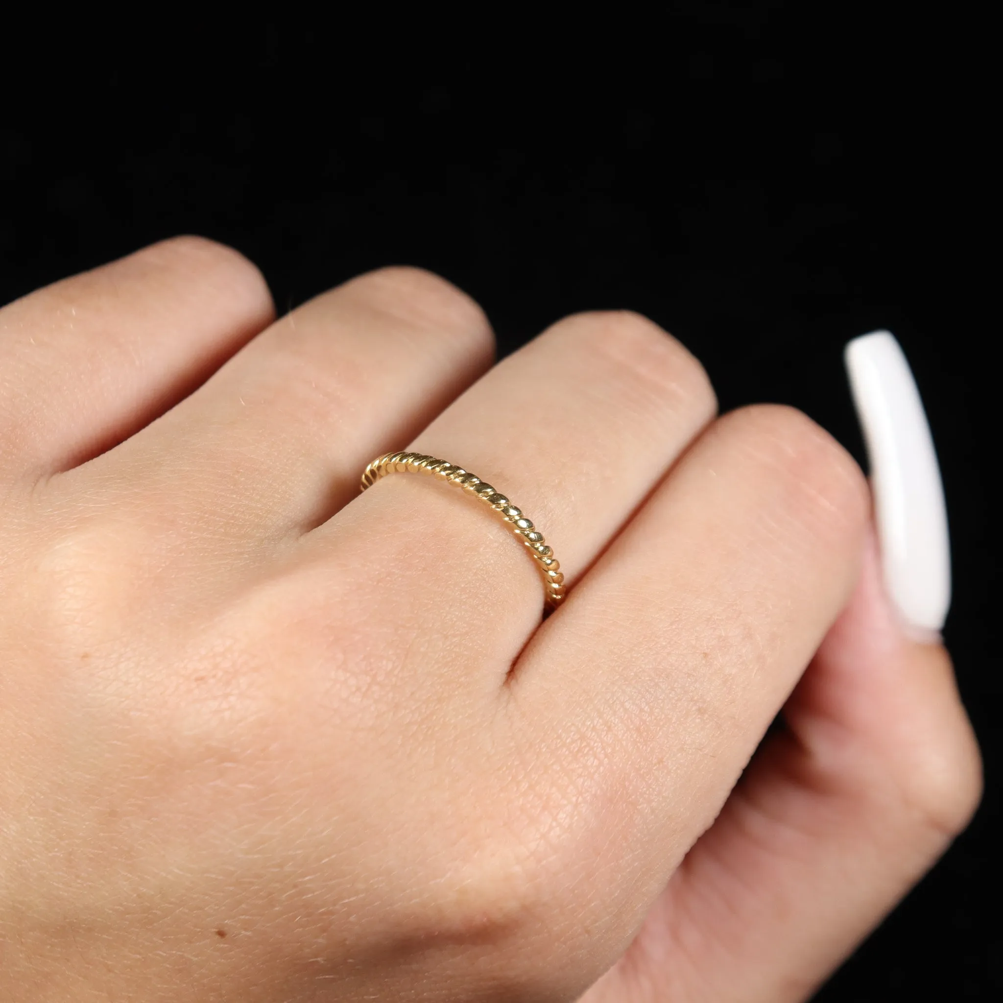 14K Yellow Gold Wedding Band