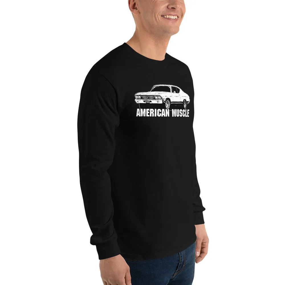 1968 Chevelle American Muscle Long Sleeve T-Shirt