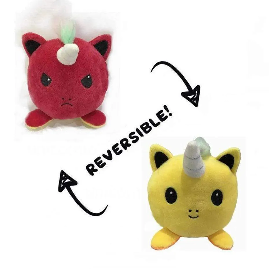 2021 Reversible Cat Gato Kids Plushie Plush Animals Unicorn Double Sided Flip Doll Cute Toys For Peluches Plush Toys