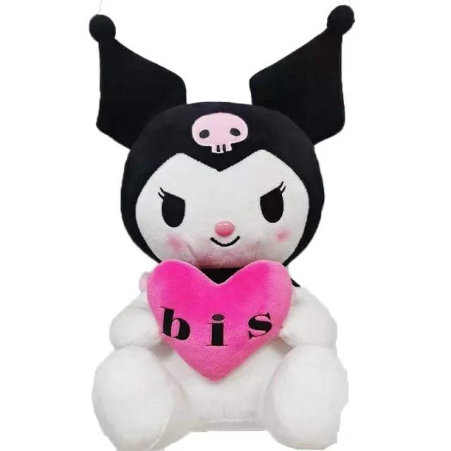 20CM Sanrio Kawaii Doll Cute Plush Toy My Melody with Bunny Ears Bow Sheep Bow Animals Soft Stuffed Plush Toy Kids Toys Gift