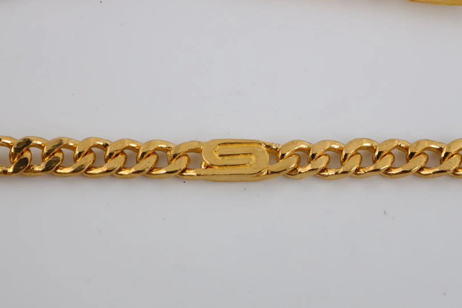 6.5" 24k Yellow Gold Station Bracelet (10.80g.)