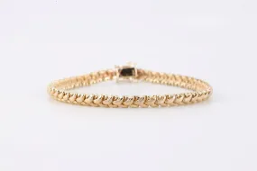 7" 14k Yellow Gold Bracelet (13.50g.)