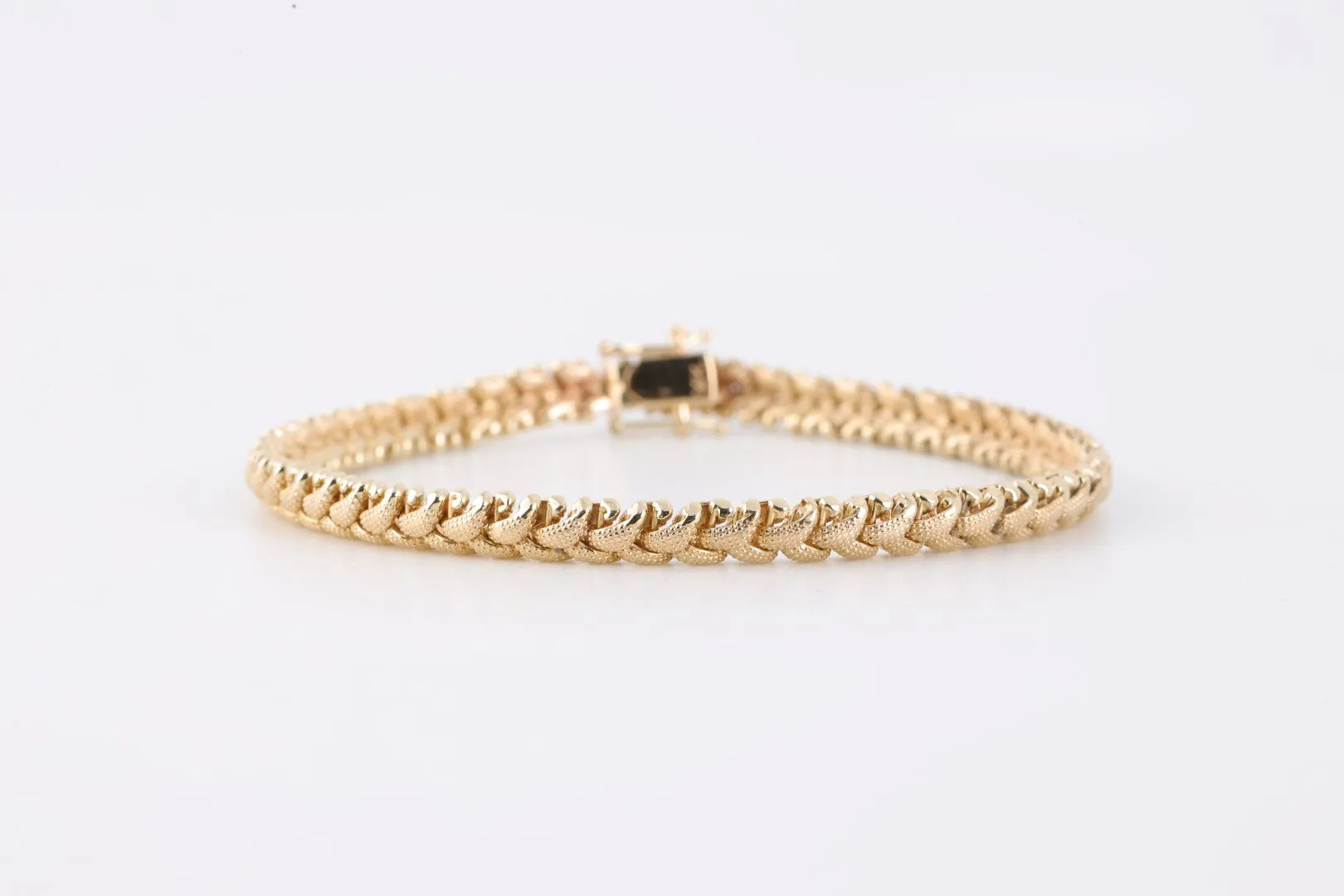 7" 14k Yellow Gold Bracelet (13.50g.)