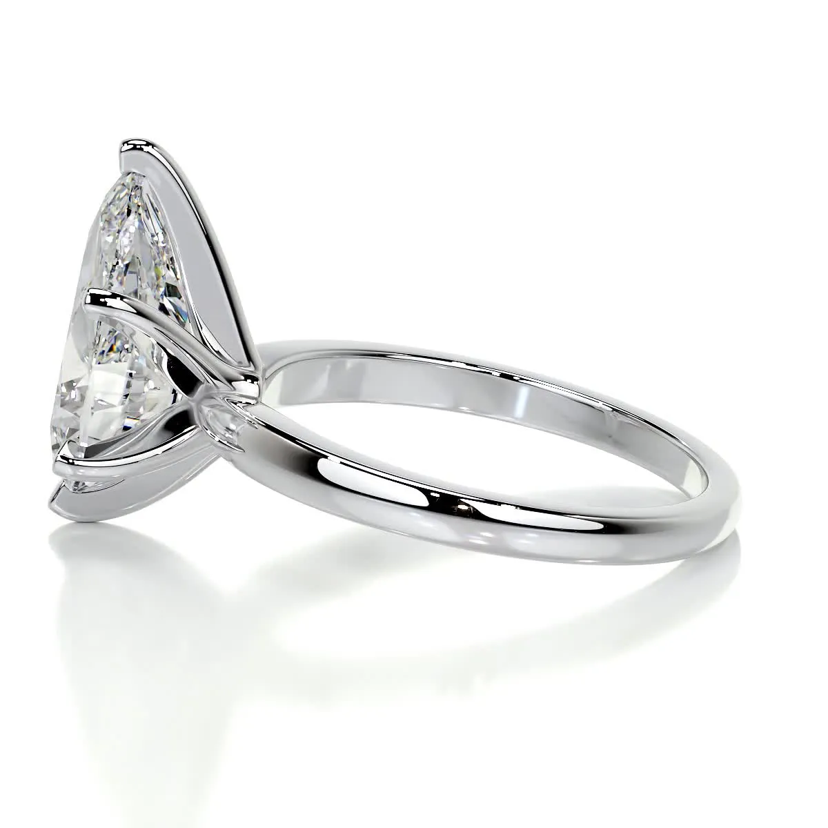 Adaline Diamond Engagement Ring -14K White Gold