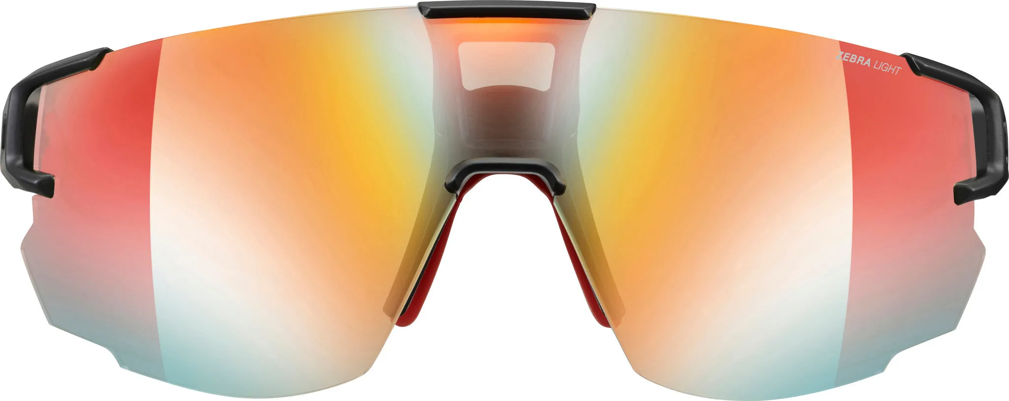 Aerospeed - Black-Red- Reactiv Zebra light Fire Yellow-Brown Multilayer red Lens|-|Aerospeed - Black-Red - Lentille Reactiv Zebra light Fire Yellow-Brown Multilayer red