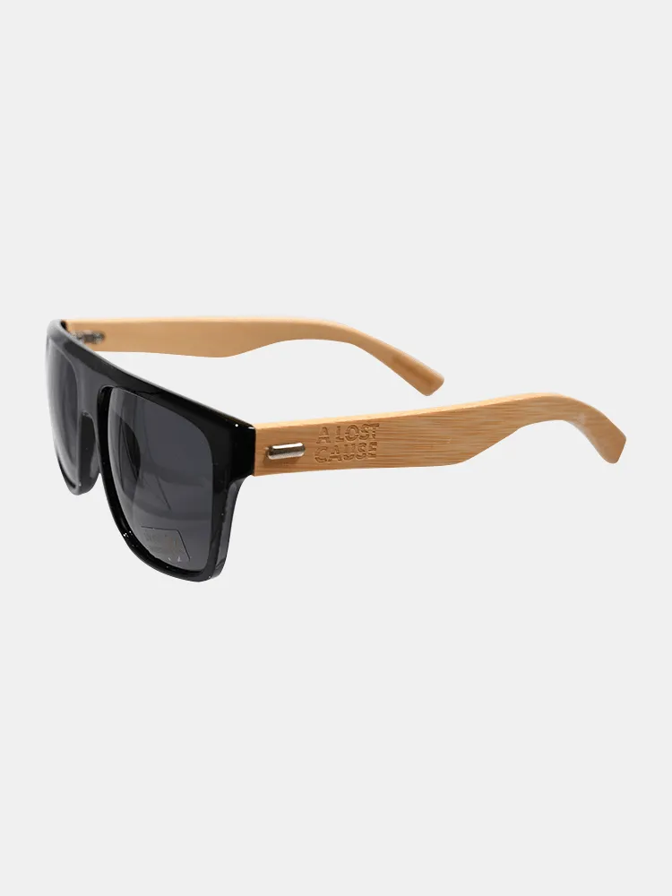 ALC Boardwalk Sunglasses - Black / Bamboo