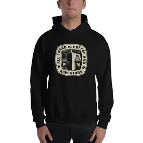 All I Need Is Coffee And Adventure Unisex Hoodie