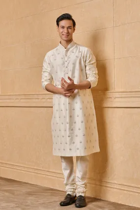 All Over Embroidered Kurta Set