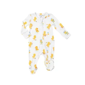 Angel Dear - Baby Pajamas - Vintage Ducklings