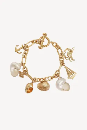 Anklet Charm in Gold/Multi