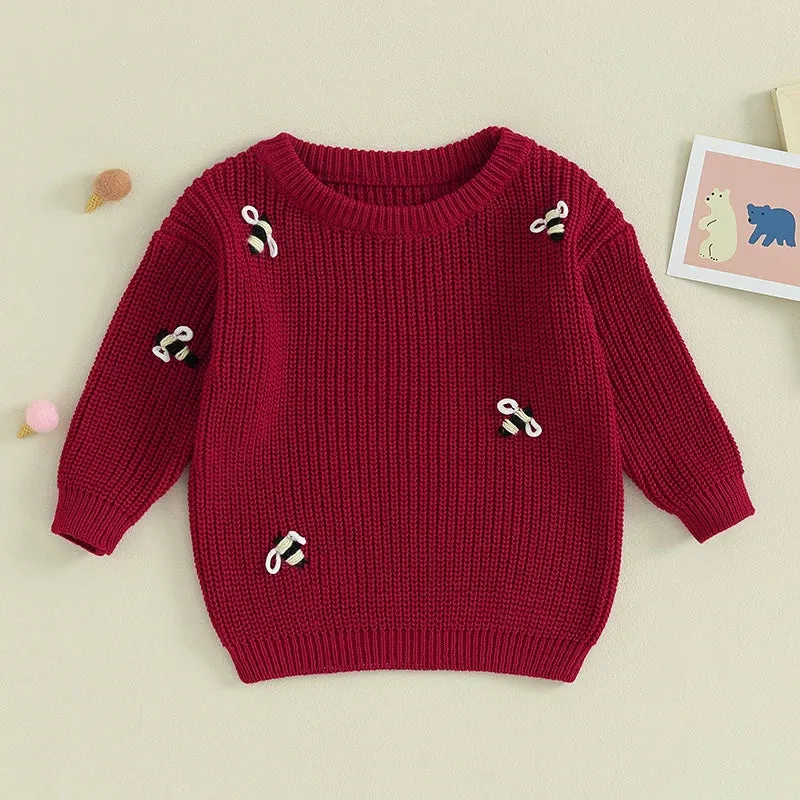 Baby (to 24M) Deluxe Girls Sweater - BUMBLEBEES