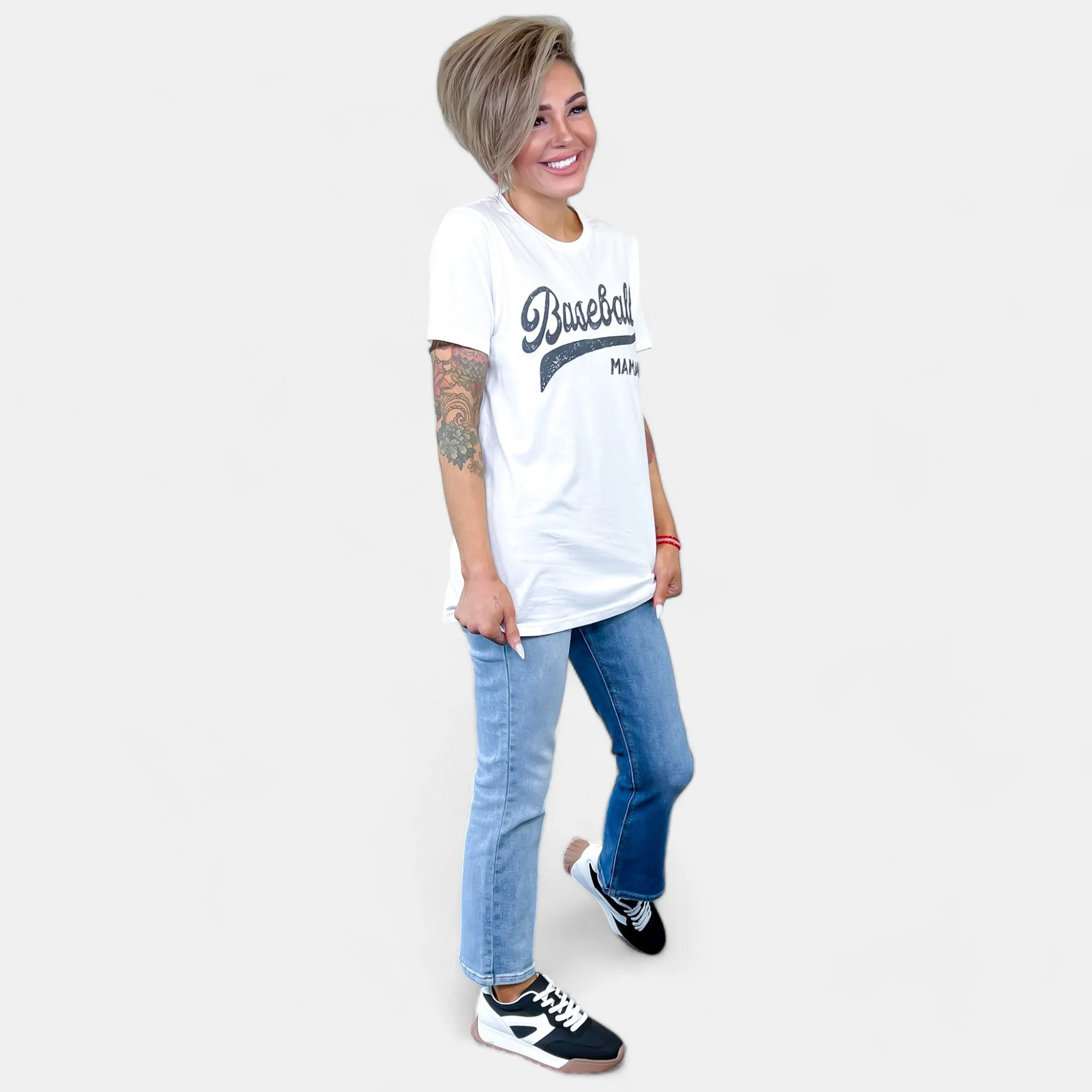 Baseball Mama Graphic T-Shirt