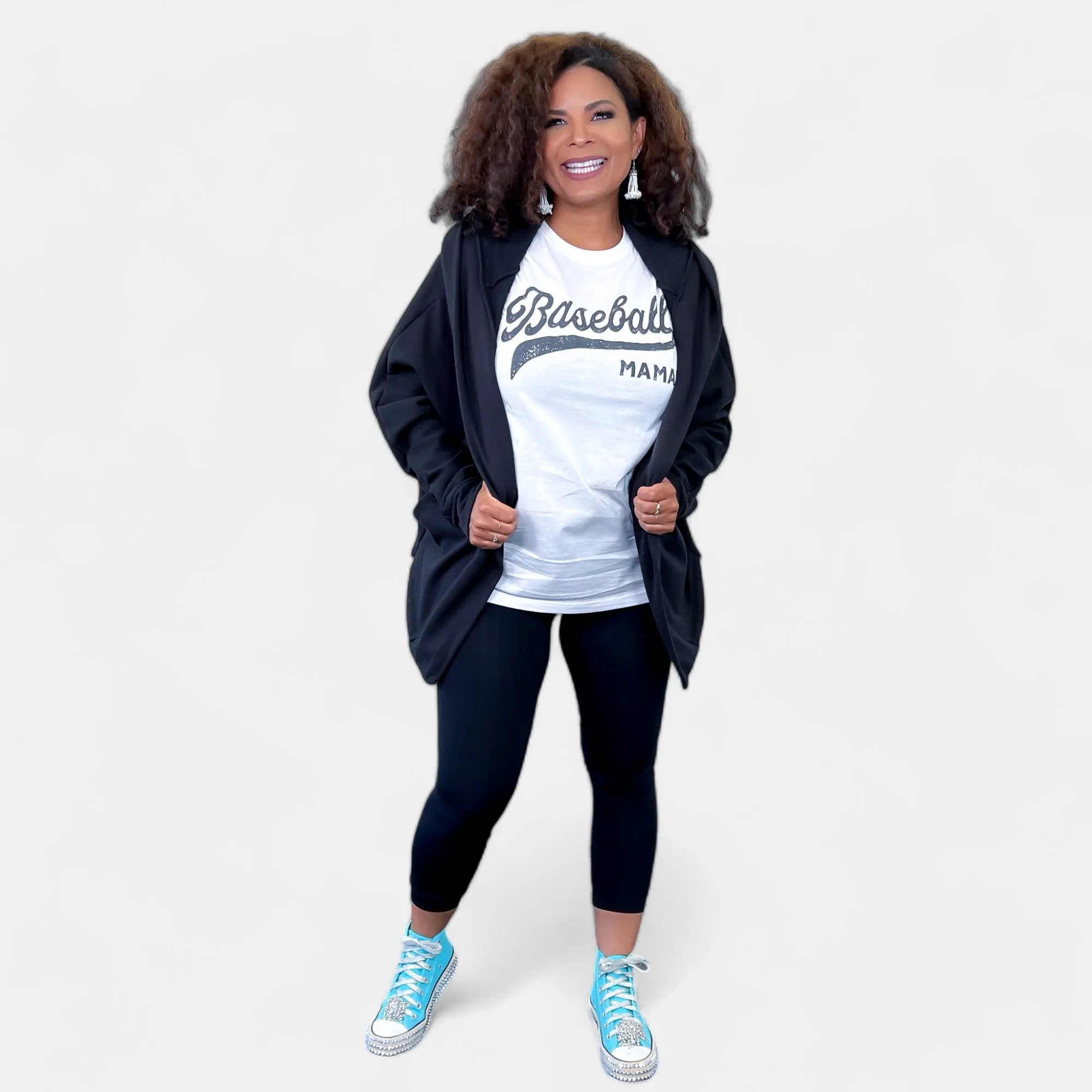 Baseball Mama Graphic T-Shirt