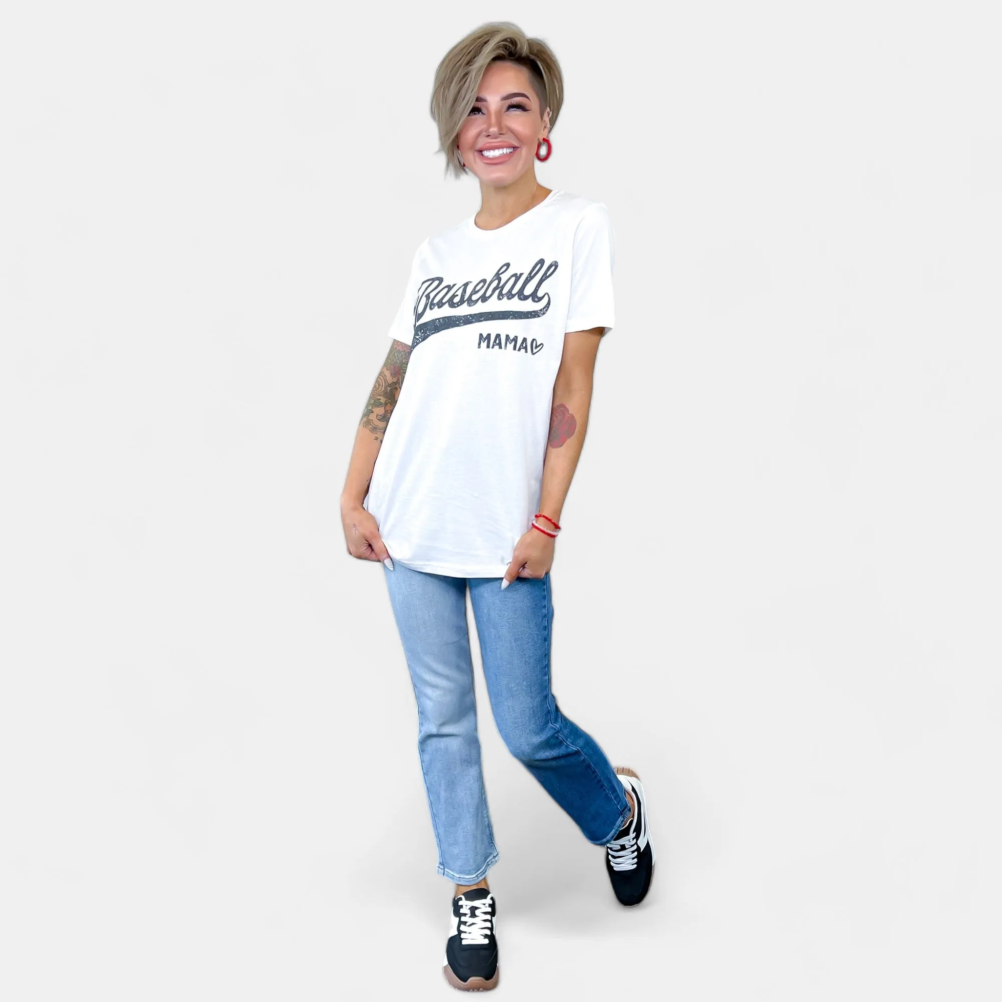 Baseball Mama Graphic T-Shirt