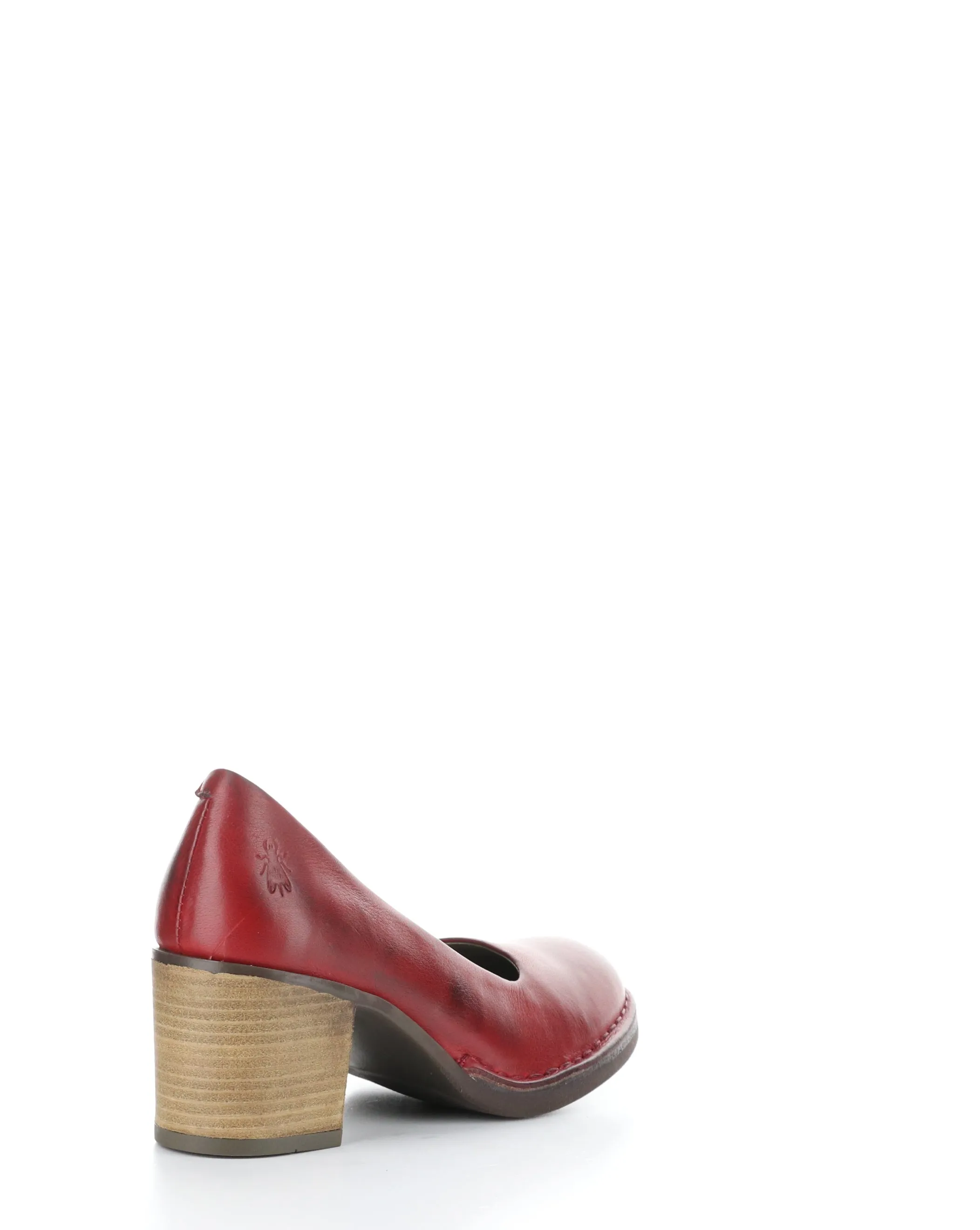 BERY104FLY 001 RED Round Toe Shoes