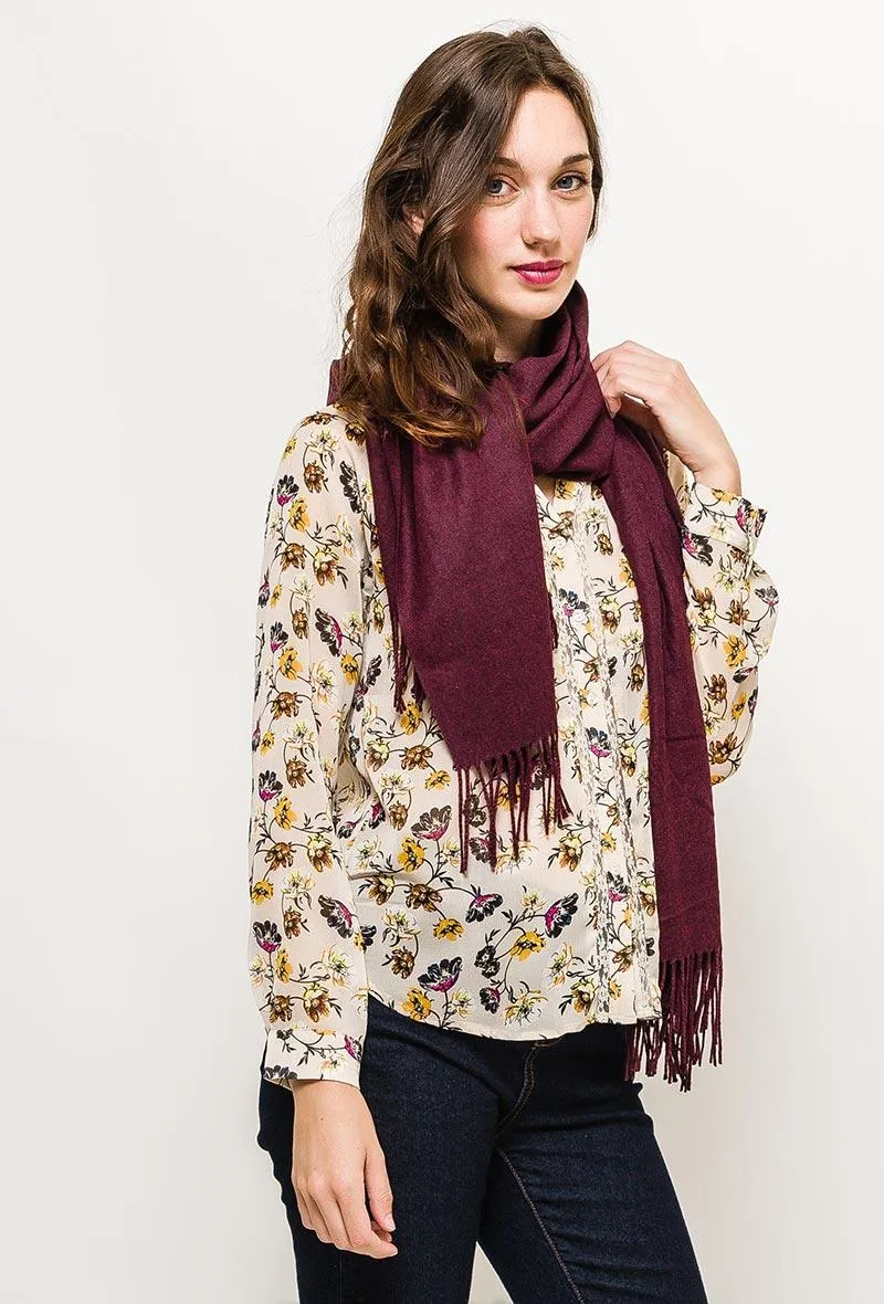 Beth Scarf in Claret