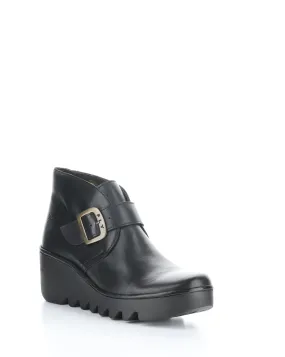 BIRT397FLY 004 BLACK Round Toe Boots