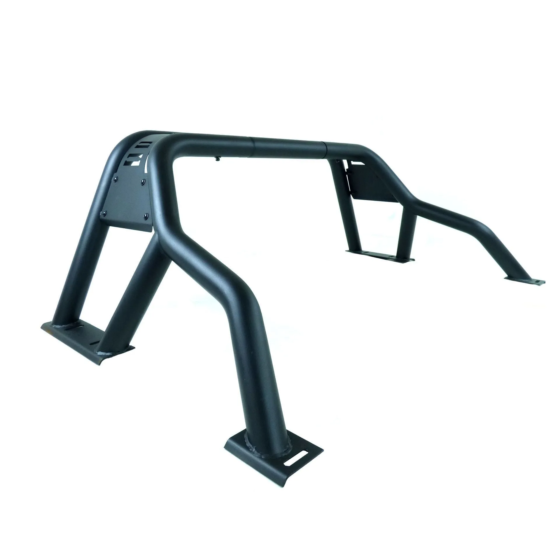 Black SUS201 Short Arm Roll Sports Bar for the Isuzu D-Max 2007-2012