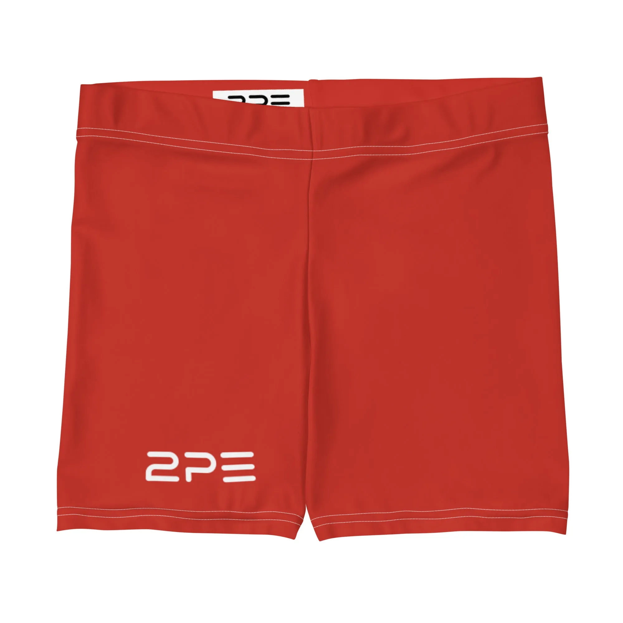 Bold Red Workout Shorts