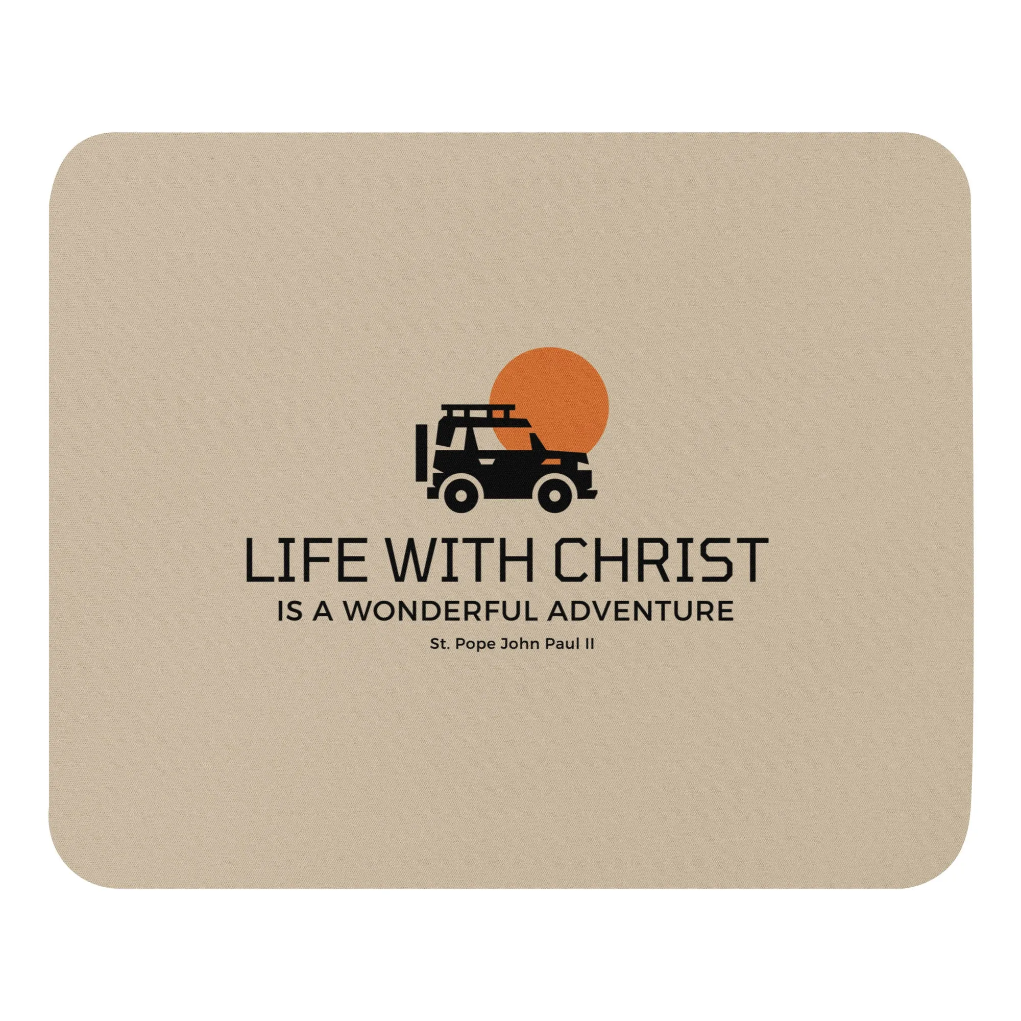 Catholic mouse pad, Life with Christ