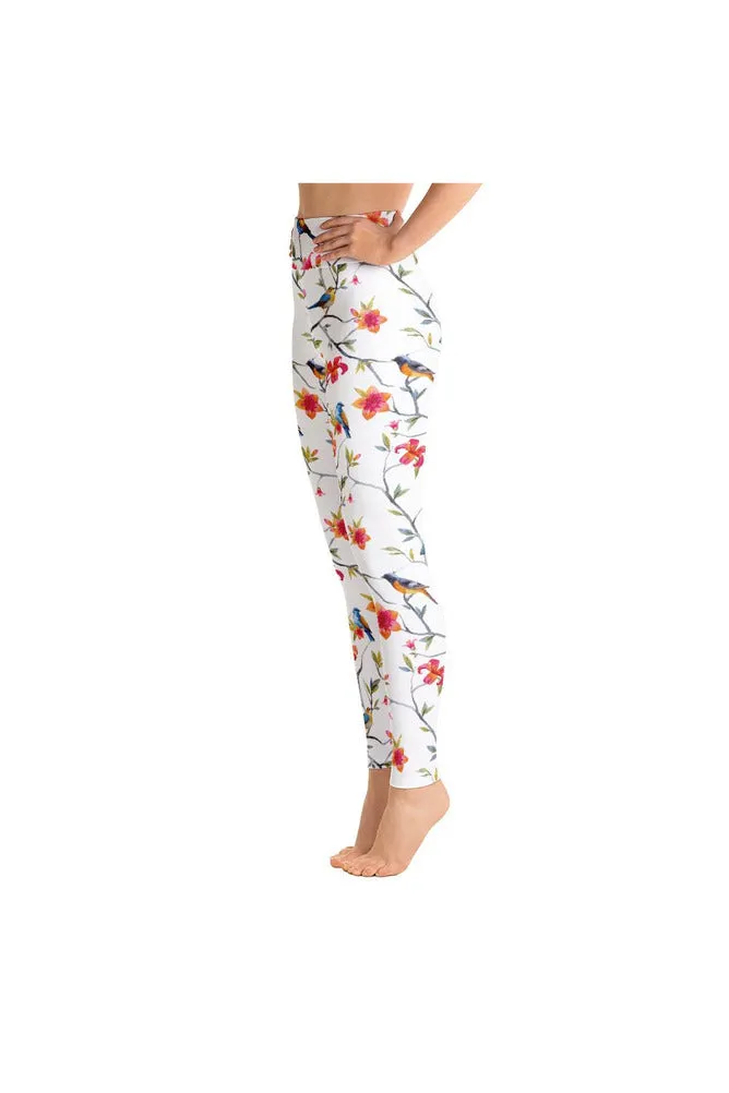 Charm of Finches Yoga Leggings