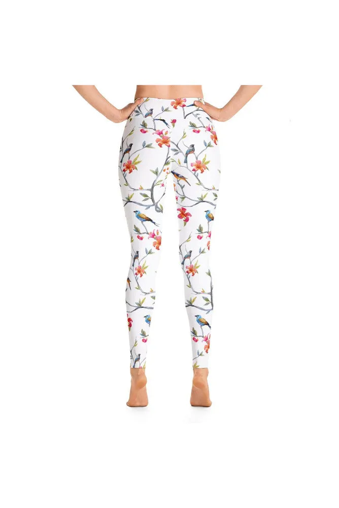 Charm of Finches Yoga Leggings