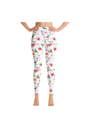 Charm of Finches Yoga Leggings