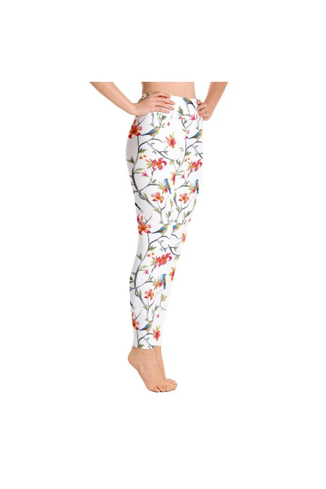 Charm of Finches Yoga Leggings