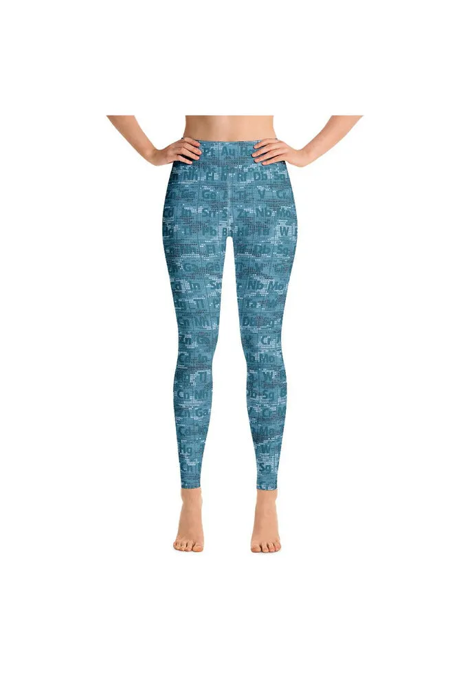 Chemistry Camouflage Yoga Leggings