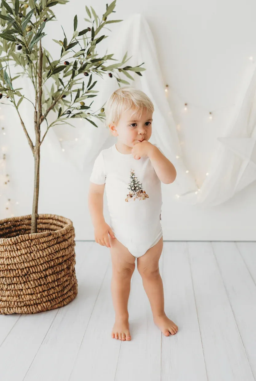 Child Of Mine Organic Cotton Bodysuit - Glistening Tree