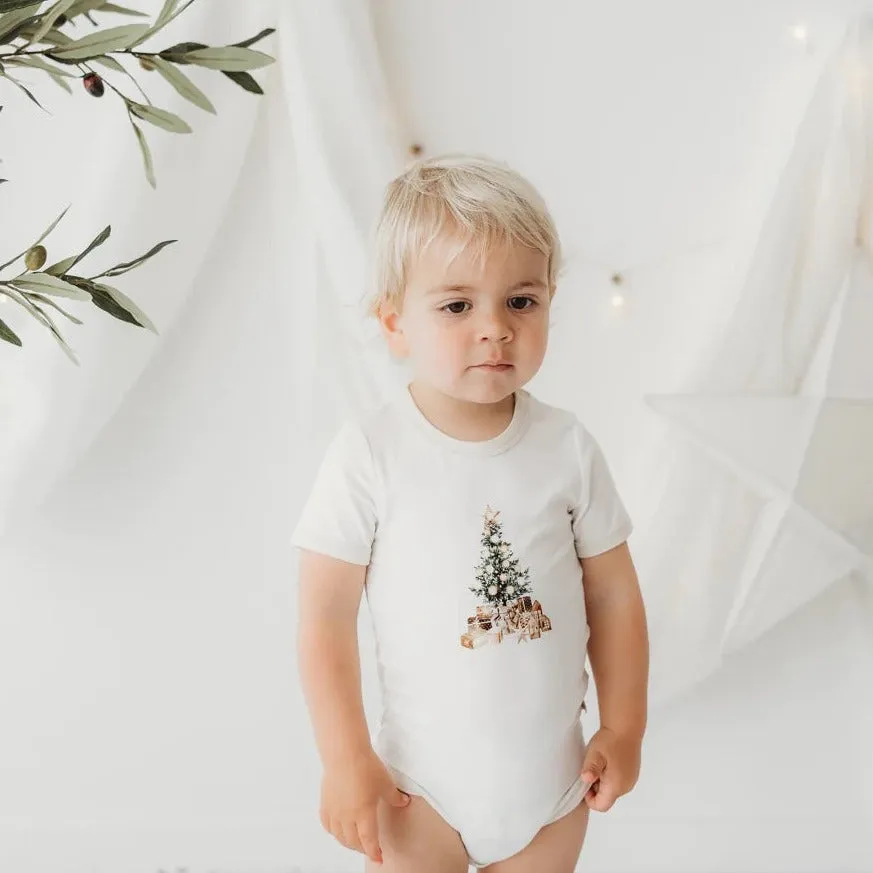 Child Of Mine Organic Cotton Bodysuit - Glistening Tree