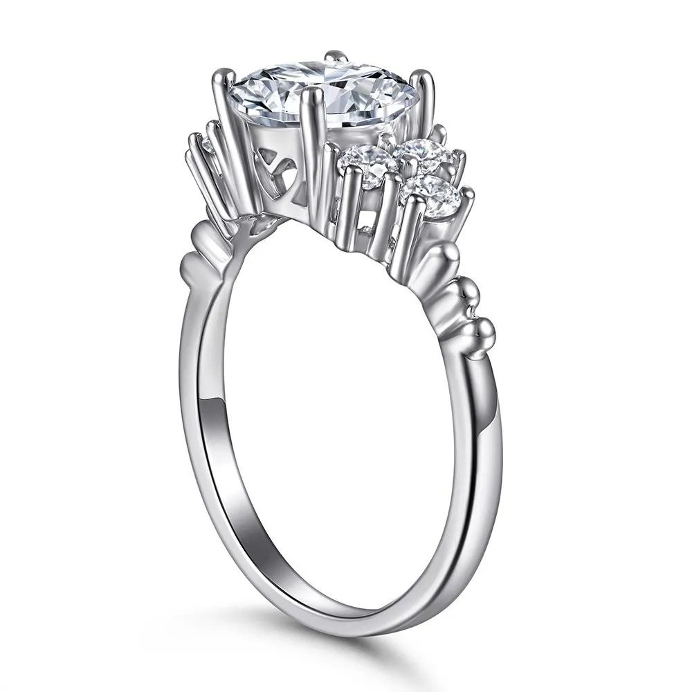 Classic Round Cut Engagement Ring