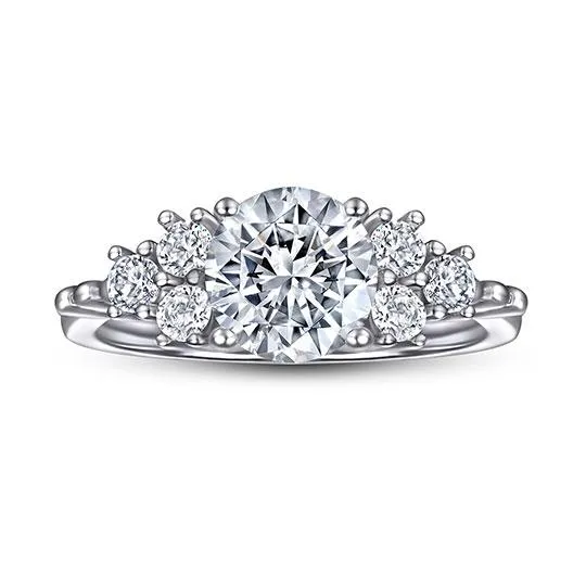 Classic Round Cut Engagement Ring