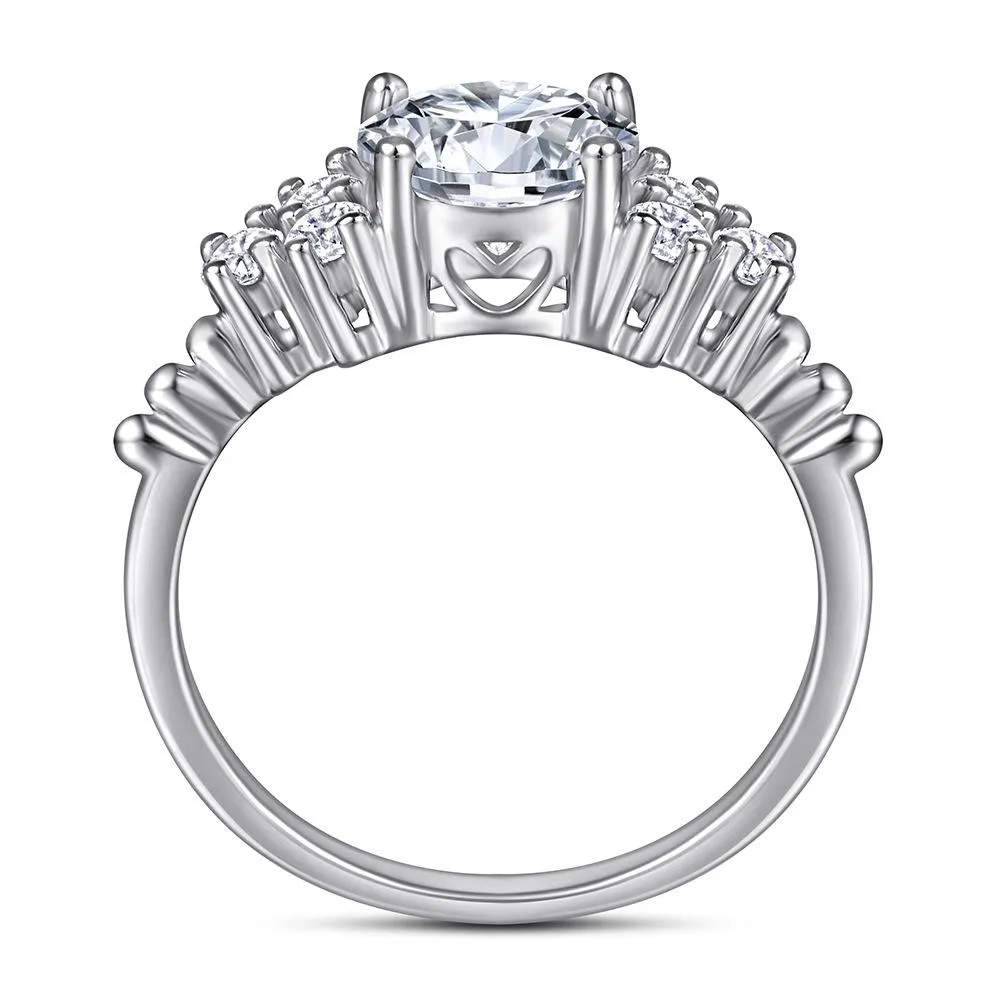 Classic Round Cut Engagement Ring