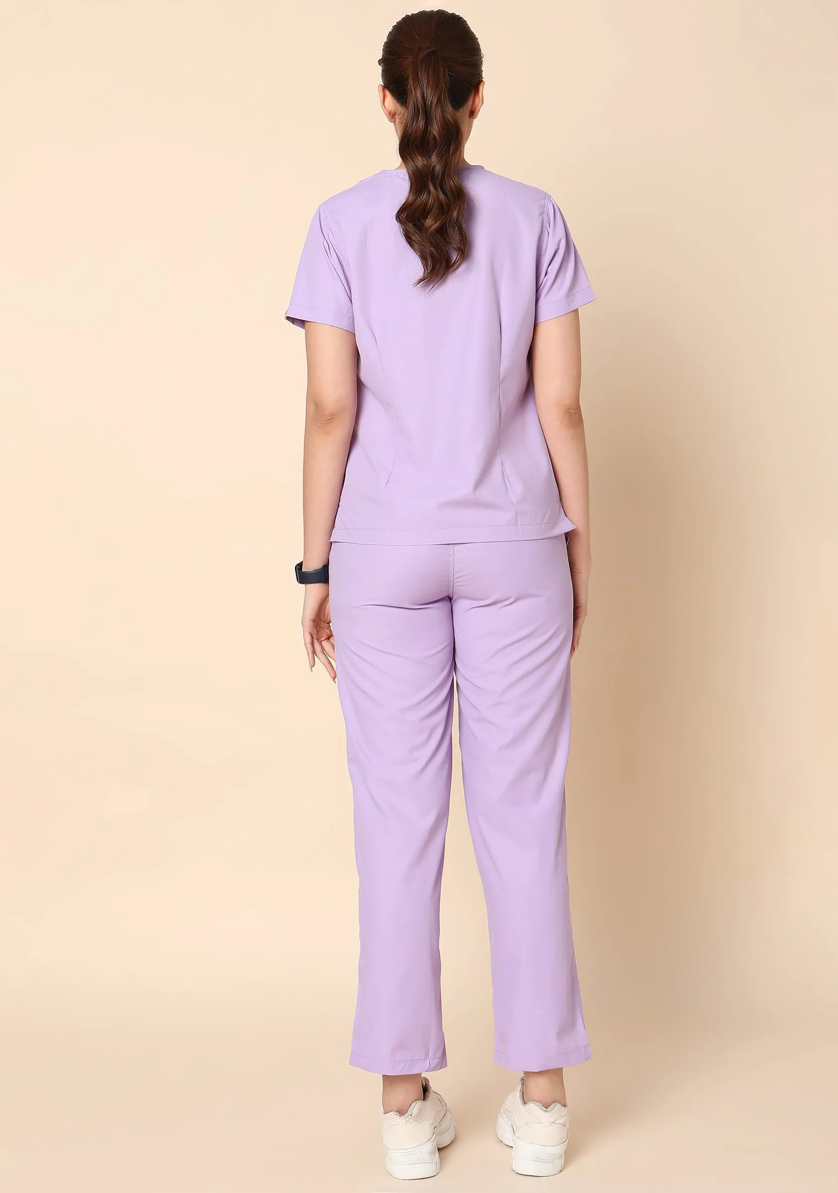 Classic Women's 5-Pocket (Pastel Lilac) Scrub