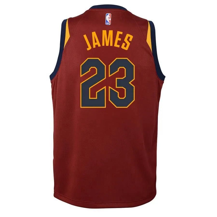 Cleveland Cavaliers LeBron James Nike Swingman Icon Jersey Kids - Burgundy | Ireland X1099D8