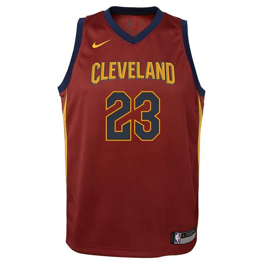 Cleveland Cavaliers LeBron James Nike Swingman Icon Jersey Kids - Burgundy | Ireland X1099D8