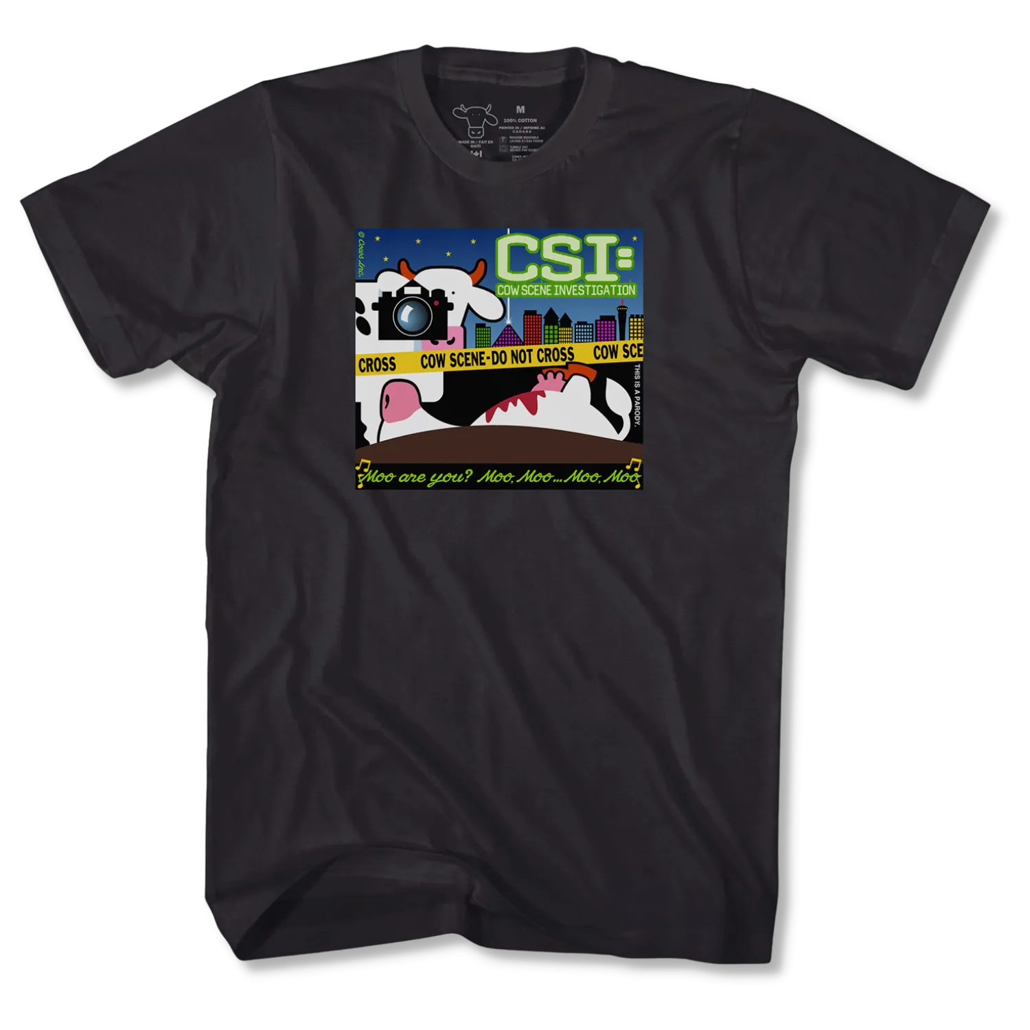 CSI: COW Scene Investigation COWS Classic T