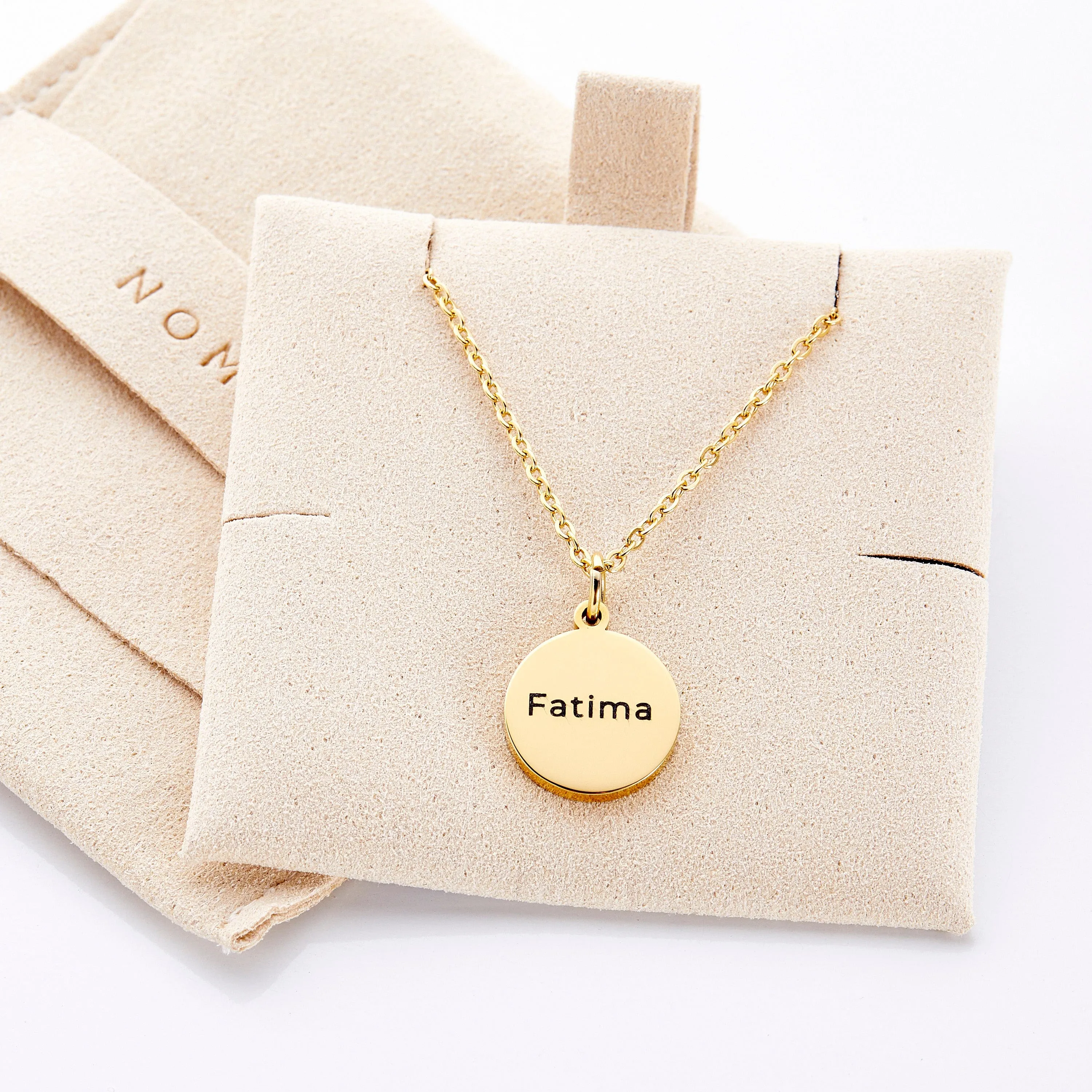 Custom Name Token Necklace