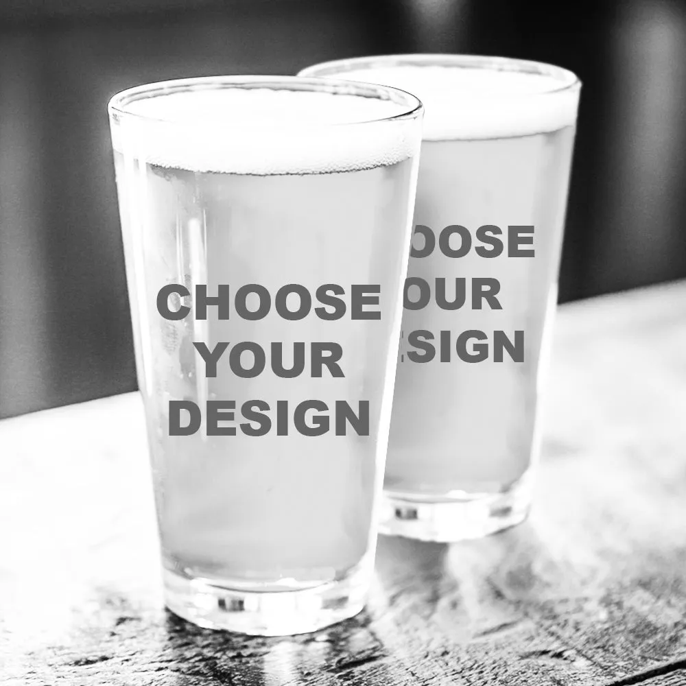 Custom Pint Glass Set