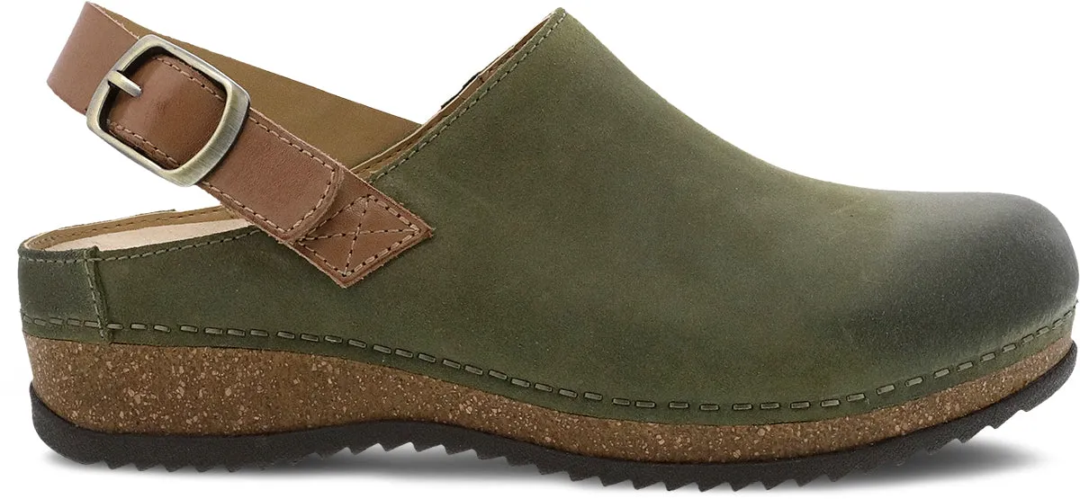 'Dansko' Women's Merrin - Olive Burnished Suede