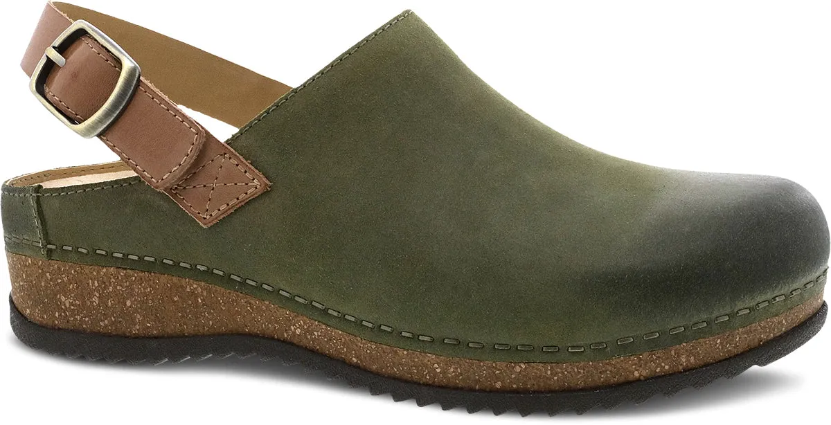 'Dansko' Women's Merrin - Olive Burnished Suede