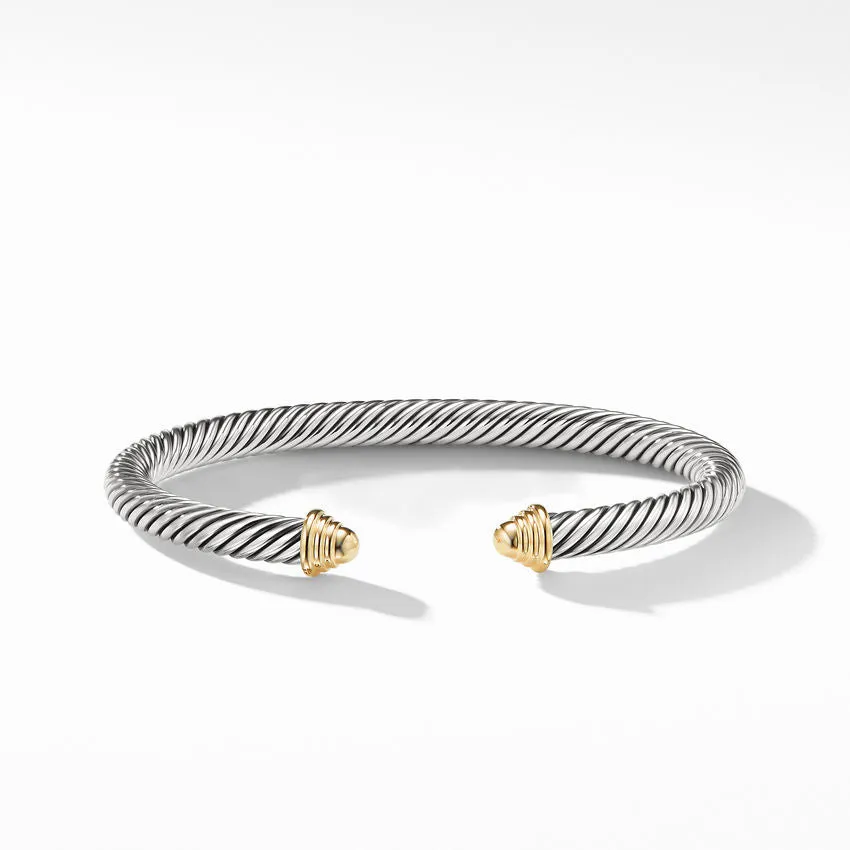 David Yurman Cable Classics Bracelet with Gold