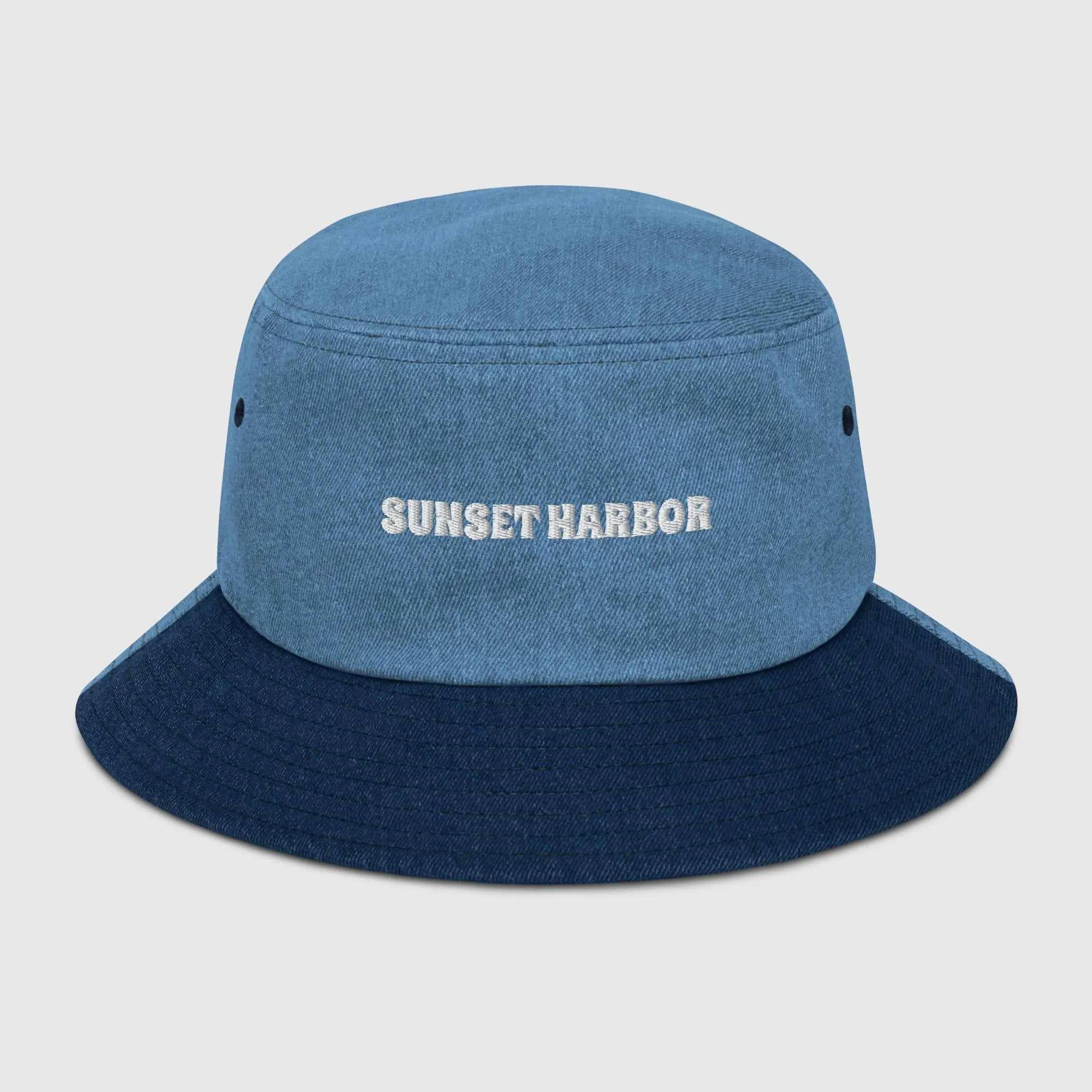 Denim bucket hat