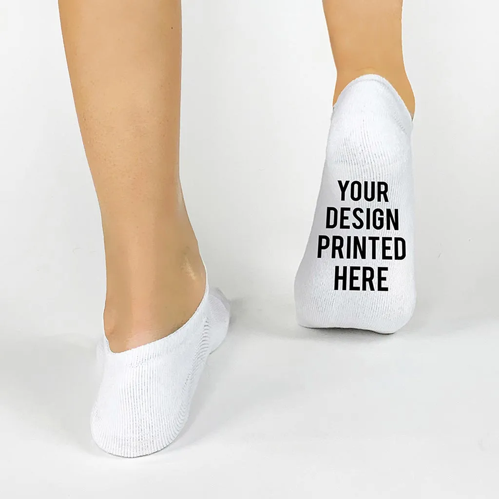 Design Your Own BOTTOMS UP No-Show Socks