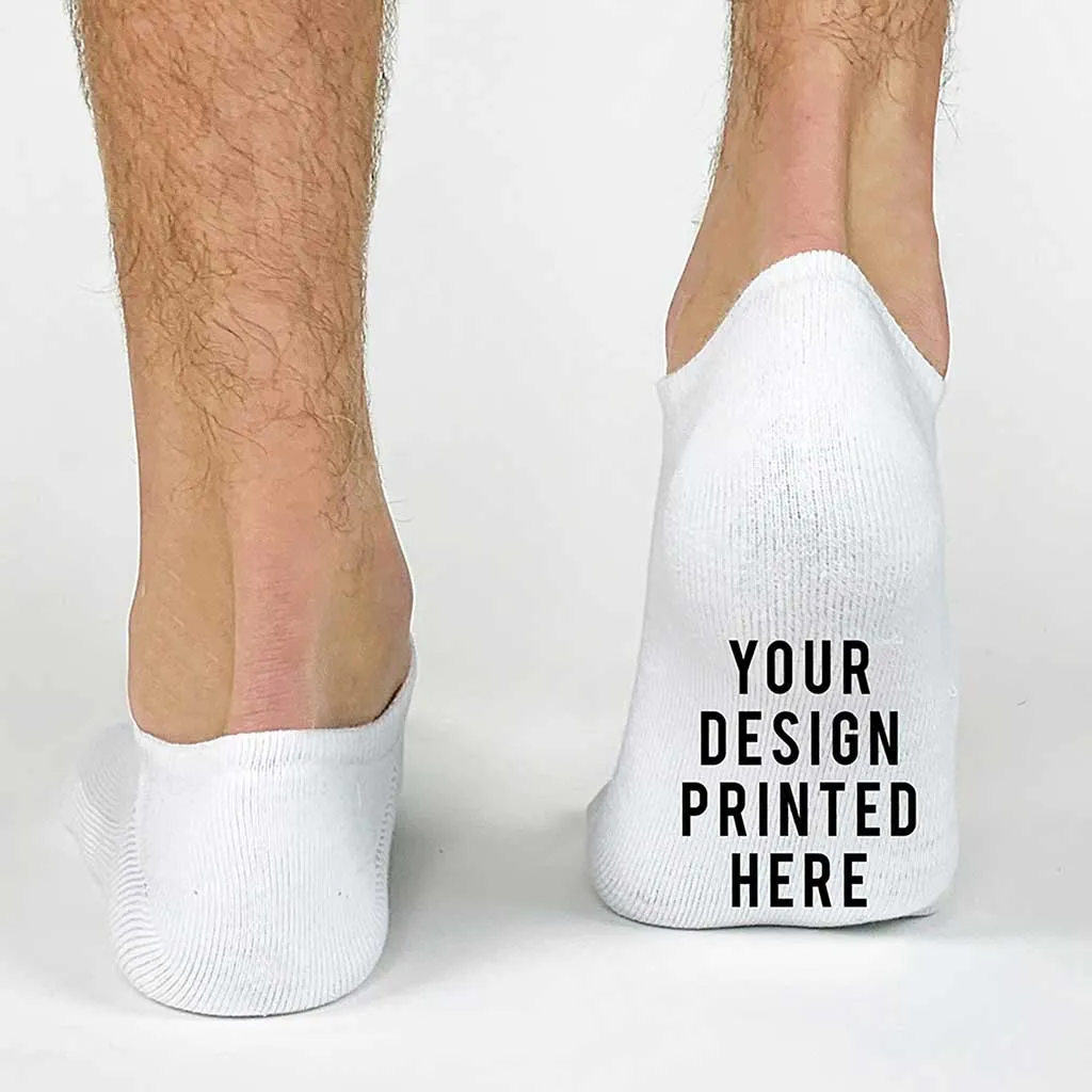 Design Your Own BOTTOMS UP No-Show Socks