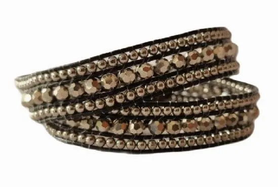 Elena wrap bracelet silver