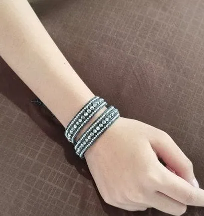 Elena wrap bracelet silver