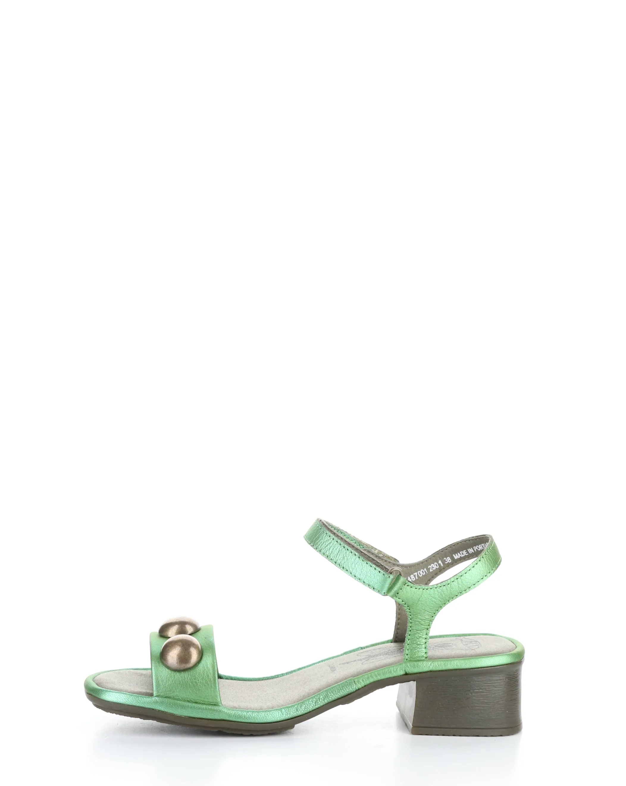 EXIE487FLY 001 GREEN Velcro Sandals